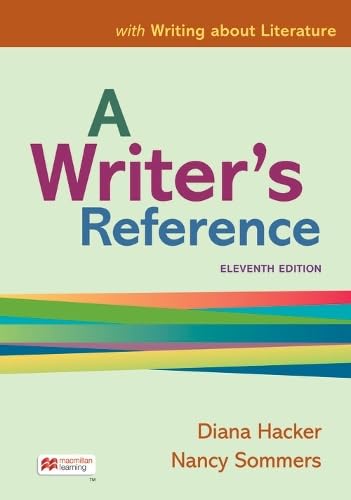 A Writer's Reference with Writing about Literature