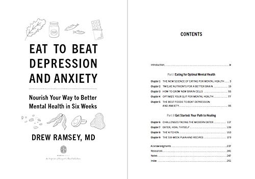 Eat to Beat Depression and Anxiety: Nourish Your Way to Better Mental Health in Six Weeks