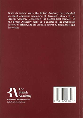 Biographical Memoirs of Fellows of the British Academy, XVIII