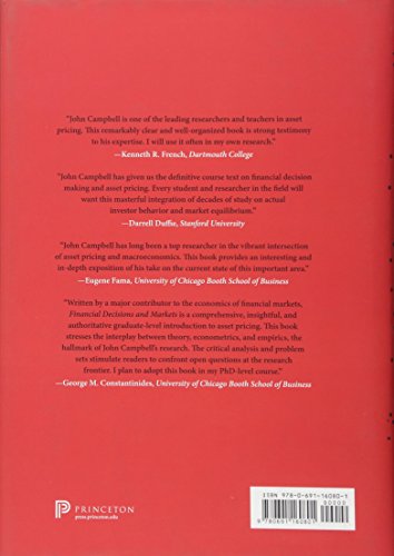 Financial Decisions and Markets: A Course in Asset Pricing
