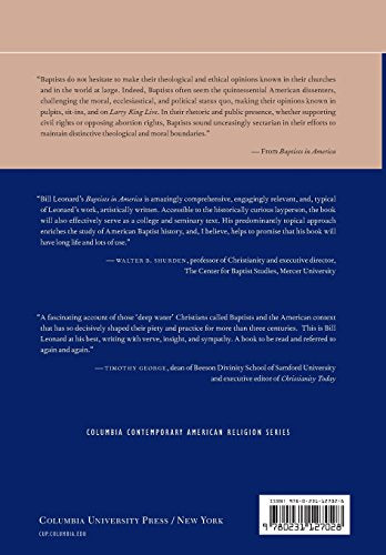 Baptists in America (Columbia Contemporary American Religion Series)
