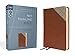 NIV, Thinline Bible, Leathersoft, Brown, Red Letter, Comfort Print