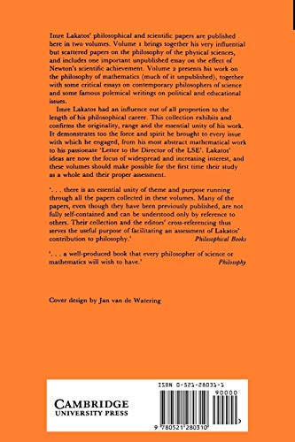 The Methodology of Scientific Research Programmes: Volume 1: Philosophical Papers (Philosophical Papers Volume I)