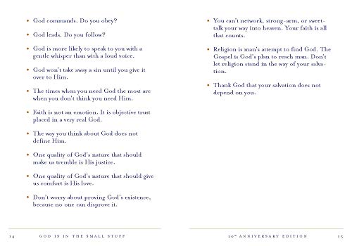 God Is in the Small Stuff 20th Anniversary Edition