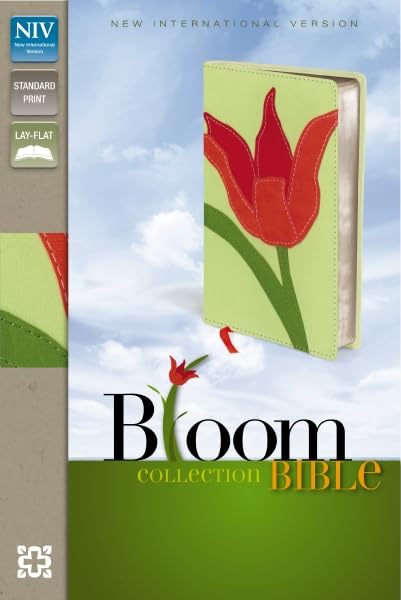 NIV, Bloom Collection Bible, Imitation Leather, Red, Red Letter Edition