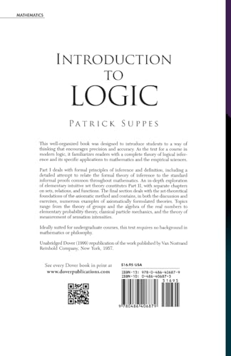 Introduction to Logic (Dover Books on Mathematics)