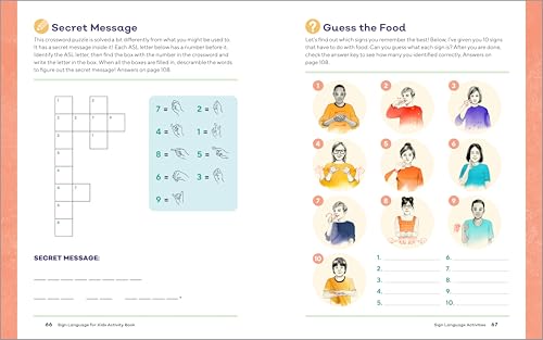 Sign Language for Kids Activity Book: 50 Fun Games and Activities to Start Signing
