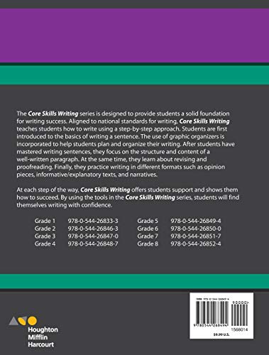Steck-Vaughn Core Skills Writing: Workbook Grade 5