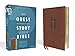 NIV, Quest Study Bible, Leathersoft, Brown, Comfort Print: The Only Q and A Study Bible
