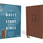 NIV, Quest Study Bible, Leathersoft, Brown, Comfort Print: The Only Q and A Study Bible