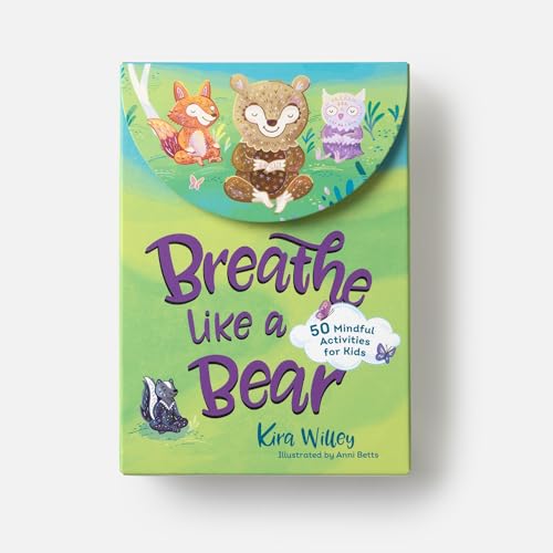 Breathe Like a Bear Mindfulness Cards: 50 Mindful Activities for Kids (Big Cards for Little Hands)