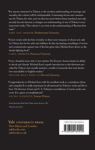 The Kreutzer Sonata Variations: Lev Tolstoy's Novella and Counterstories by Sofiya Tolstaya and Lev Lvovich Tolstoy