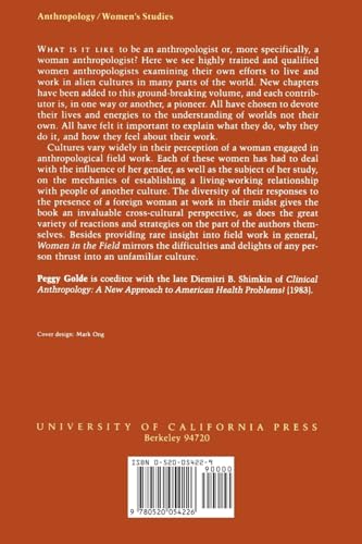 Women in the Field: Anthropological Experiences