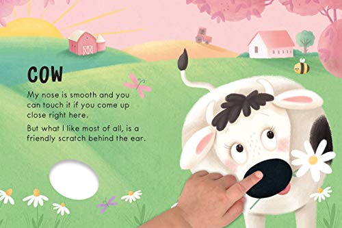 Farm Animals: A Touch and Feel Book - Childrens Board Book - Educational