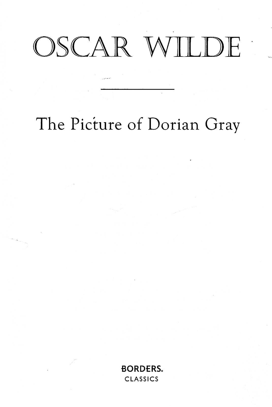 The Picture of Dorian Gray