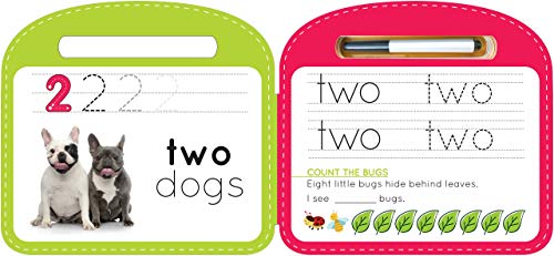 Write & Wipe 123 - Childrens Novelty Learning Board Book - Wipe Clean - Educational - Numbers and Counting