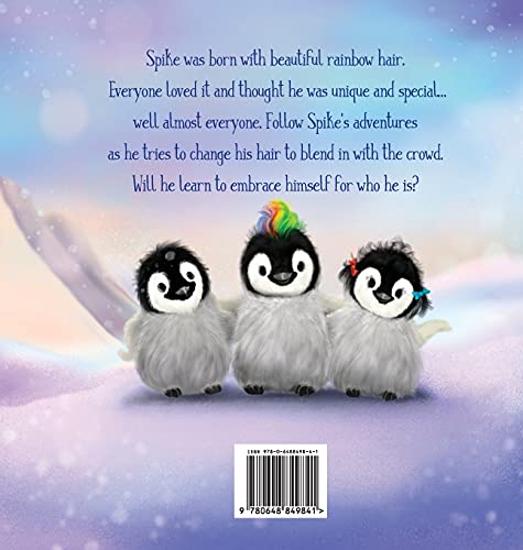 Spike, The Penguin With Rainbow Hair