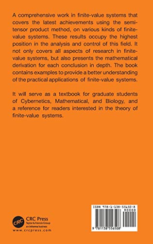 Analysis and Control of Finite-Value Systems — back cover
