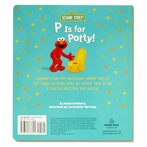 P is for Potty! (Sesame Street) (Lift-the-Flap)