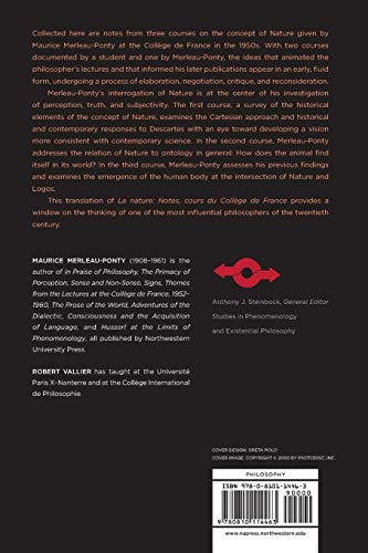 Nature: Course Notes from the Collge de France