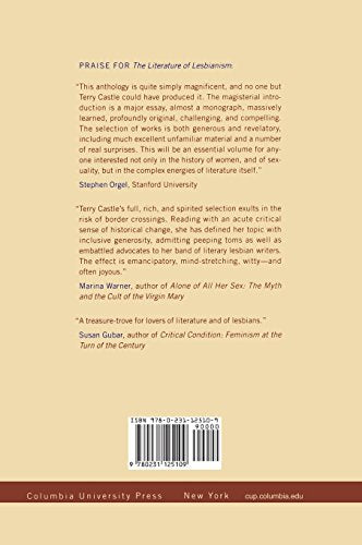 The Literature of Lesbianism