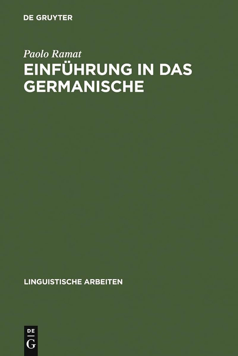 Einfhrung in das Germanische (Linguistische Arbeiten, 95) (German Edition)