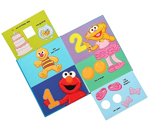 Sesame Street: 1 2 3 Count with Elmo!: A Look, Lift & Learn Book (1) (Look, Lift & Learn Books)
