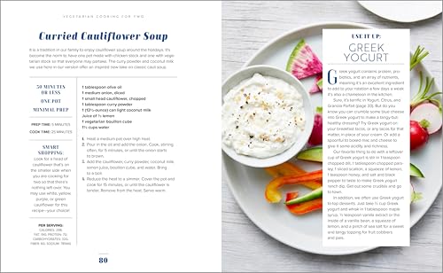 Vegetarian Cooking for Two: 80 Perfectly Portioned Recipes for Healthy Eating