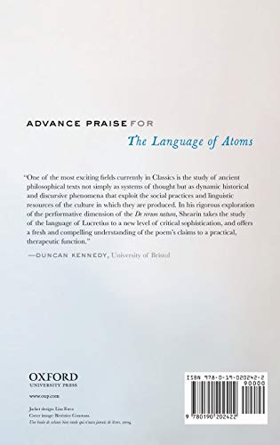 The Language of Atoms: Performativity and Politics in Lucretius' De rerum natura