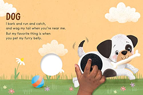Adorable Pets: A Touch and Feel Book - Childrens Board Book - Educational