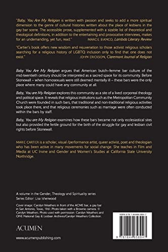 Baby, You are My Religion: Women, Gay Bars, and Theology Before Stonewall (Gender, Theology and Spirituality)