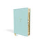 The Jesus Bible, NIV Edition, (With Thumb Tabs to Help Locate the Books of the Bible), Leathersoft, Teal, Thumb Indexed, Comfort Print