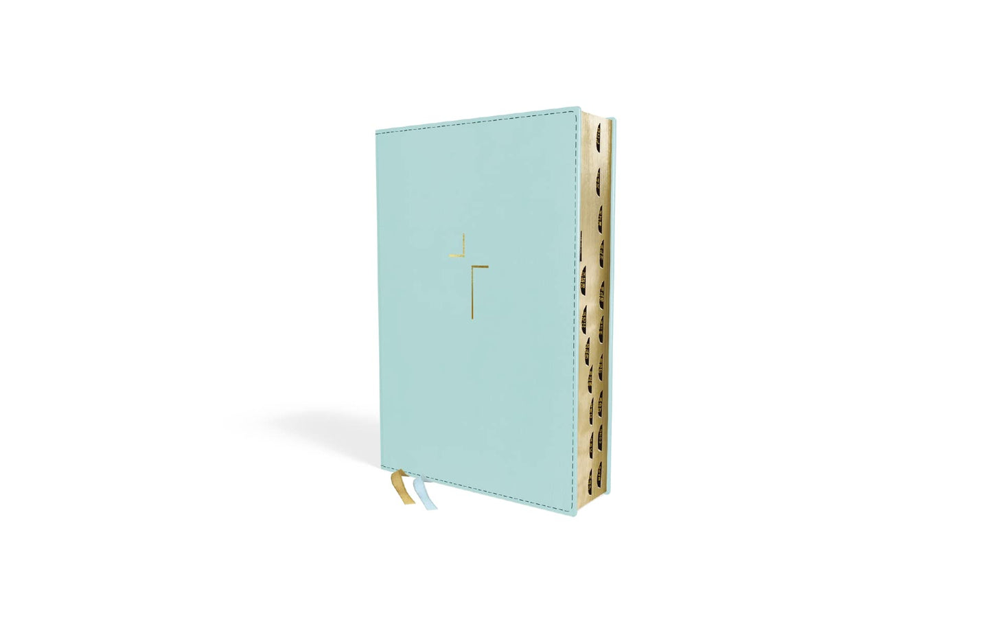 The Jesus Bible, NIV Edition, (With Thumb Tabs to Help Locate the Books of the Bible), Leathersoft, Teal, Thumb Indexed, Comfort Print