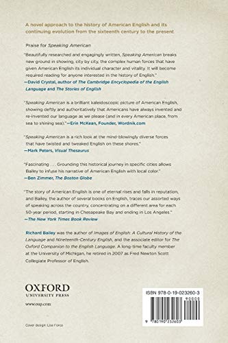 Speaking American: A History of English in the United States