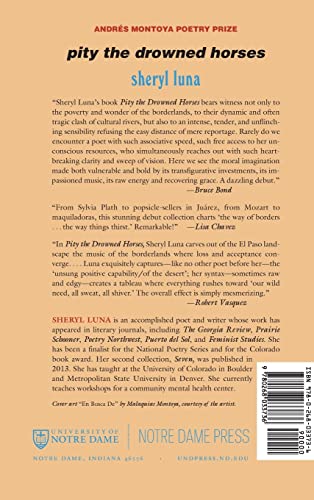 Pity the Drowned Horses (Andrés Montoya Poetry Prize)