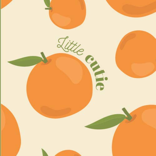 Little Cutie: Baby Shower Guest Book with Gift Log and Whimsical Orange Illustration Cover