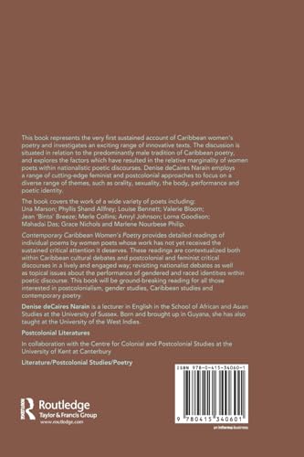 Contemporary Caribbean Women's Poetry: Making Style (Routledge Research in Postcolonial Literatures)