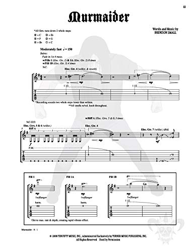 Dethklok -- The Dethalbum: Authentic Guitar TAB, Book & DVD