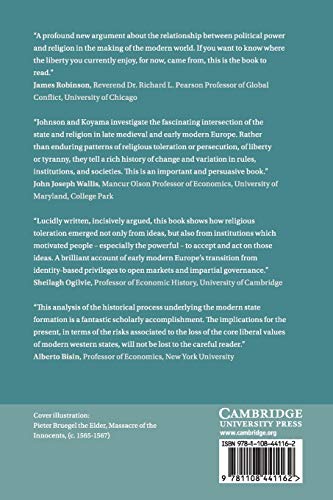 Persecution and Toleration: The Long Road to Religious Freedom (Cambridge Studies in Economics, Choice, and Society)
