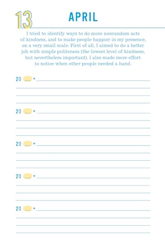 The Happiness Project One-Sentence Journal for Mothers by Ru