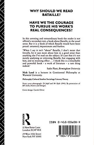 The Thirst for Annihilation: Georges Bataille and Virulent Nihilism