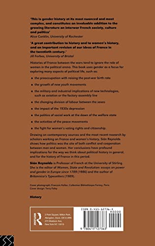 France Between the Wars: Gender and Politics