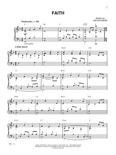 Jim Brickman -- Faith and Songs of Inspiration, Vol 4: Piano/Vocal/Chords (The Essential Jim Brickman, Vol. 4)
