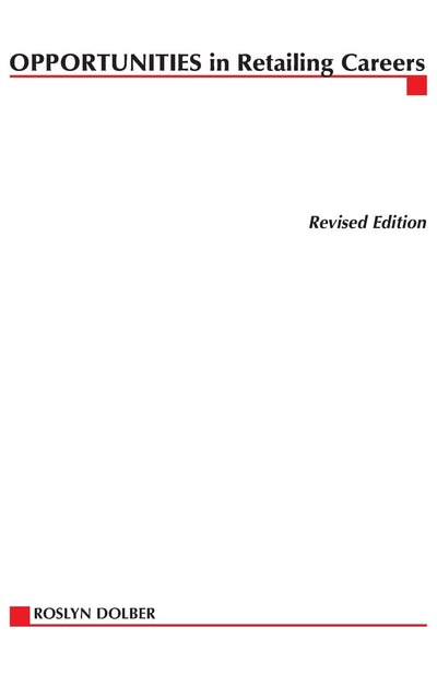Opportunities in Retailing Careers (Opportunities in ... (Paperback))