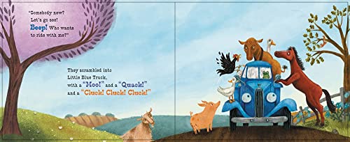 Little Blue Truck Makes a Friend: A Farmyard Story About Welcoming New Friends for Children (Ages 4-8)