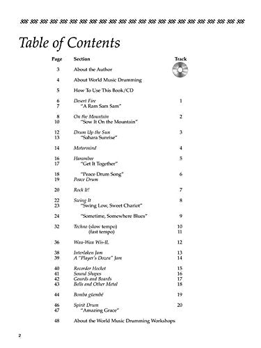 WORLD MUSIC DRUMMING: NEW ENSEMBLES AND SONGS: A Cross-Cultural Curricular Supplement