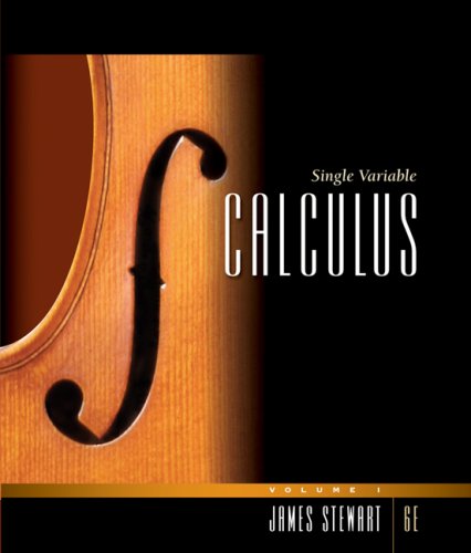 Single Variable Calculus, Volume 1