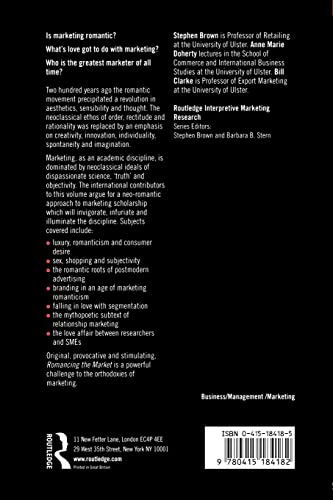 Romancing the Market (Routledge Interpretive Marketing Research)