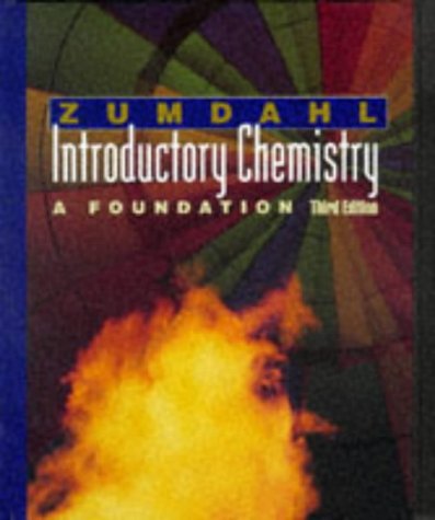 Introductory Chemistry: A Foundation