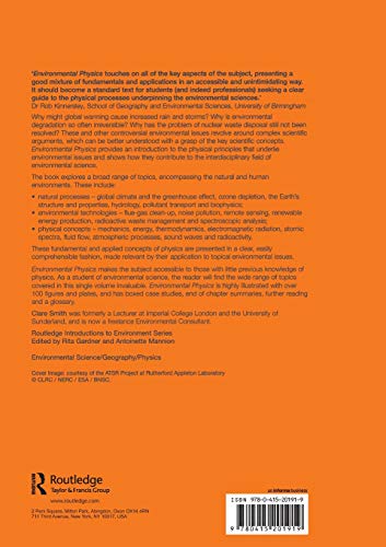 Environmental Physics (Routledge Introductions to Environment: Environment and Society Texts)